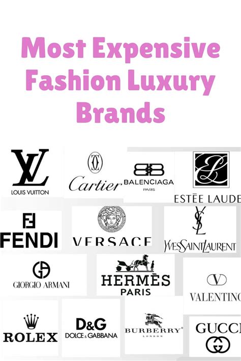 the most expensive luxury brand.